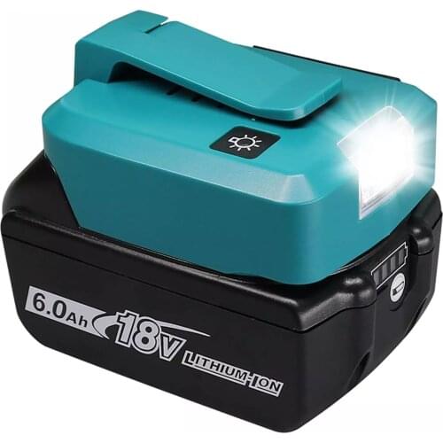 For Makita Battery 14.4/18V Portable Spotlight Outdoor Work Lighting Camping Lantern for Fishing Flashlight Searchlight