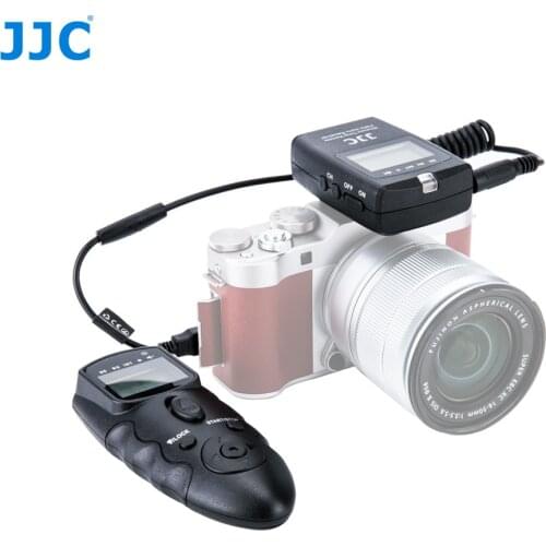 JJC DSLR Camera 2.4GHz RF Wireless Timer Remote Controller for FUJIFILM X-H1/X-Pro2/X-A3/X100T/X100F/X-T20 56 Channels Control
