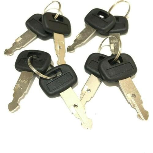 8pcs Ignition Start Key RC411-53933 RC461-53930 Fit For Kubota Excavator