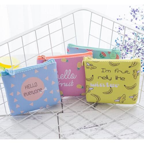 Summer PU Leather cat Small Purse Female Animal picture Wallet Zipper childrens Coin Purse Wallet High quality Brand