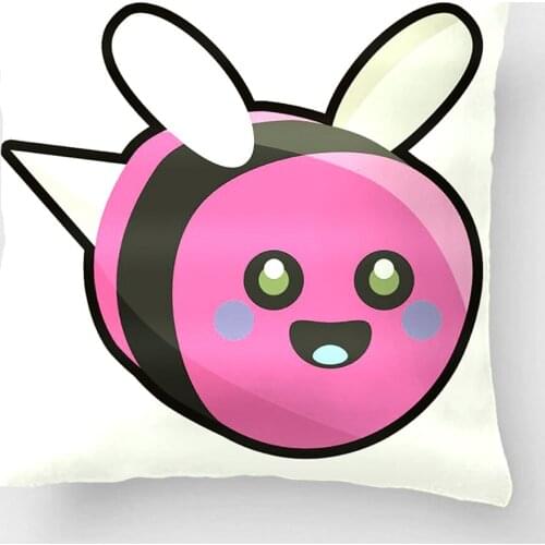 Kawaii Bee Throw Pillow Wedding Decorative Cushion Cover Pillow Case Customize Gift By Lvsure For Car Sofa Seat Pillowcase