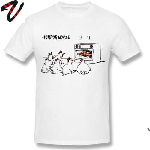 Horror Movie chicken Funny T Shirts Life Is Better with Chickens 2020 New Women Men Fashion Tee Shirt Free Shipping