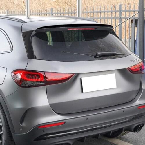 For Mercedes Benz GLA35 GLA Class H247 GLA180 200 Rear Spoiler AMG Style Spoiler ABS Rear Wing Trunk Spoiler Tail Wing 2020 2021
