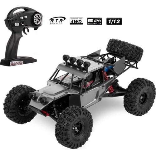 1/12 4WD Off-Road High-Speed Car 2.4GHz RC Metal Car Brushed Motor 35KM/h / Brushless Motor 70KM/h Game Time 15 Minutes Kids Toy