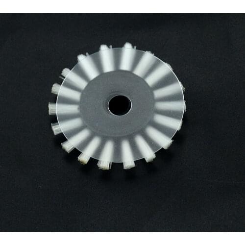 1 Set Plastic Weaving Brush (Round Brush + Brush Cover) Sk280 Braiding Machine Accessories For Sk270/Sk280/Sk840/Sk580/Sk325/SK3