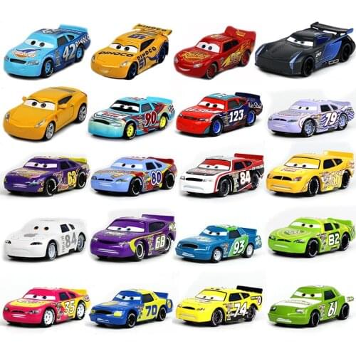 15 Styles Disney Pixar Cars 1:55 Number Racer Diecast Metal Alloy Toys Birthday Christmas Gift For Children Cars Toys