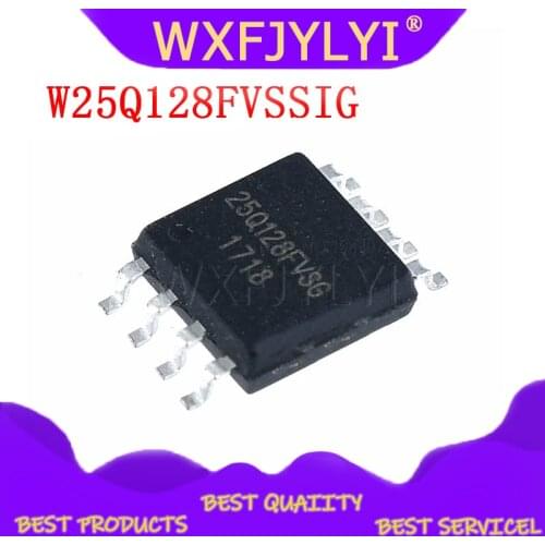 5pcs/lot W25Q128FVSSIG W25Q128FVSIG W25Q128FVSG 25Q128FVSIG 25Q128FVSG 25Q128 IC FLASH 128MBIT 104MHZ 8SOIC