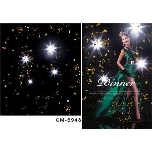 200*300cm(6.5*10ft) Fashion Wedding Backdrops Photography backdrops Shining light Little golden for Studio