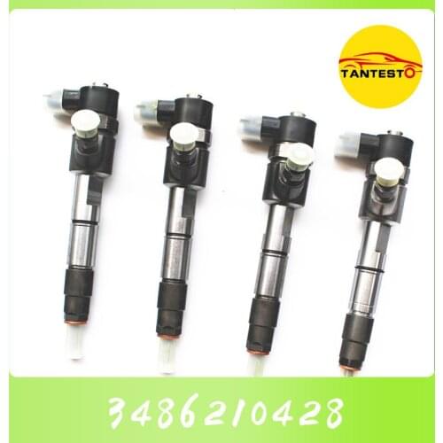 4PCS For Bosch Common Rail Injector 0445110482