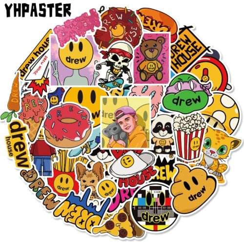 10/30/50Pcs Singer Justin Bieber Tide Cartoon Stickers Toys For Kiads Motorcycles Skateboards Phones DIY Hand Diaries Scrapbooks