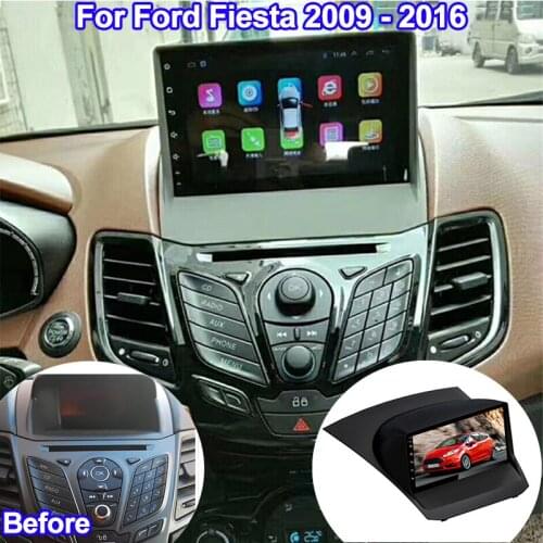 For Ford Fiesta 2010 2011 2012 2015 2016 Navigation Stereo Head Unit Carplay Android 10 2Din Car Multimedia Player Android Auto