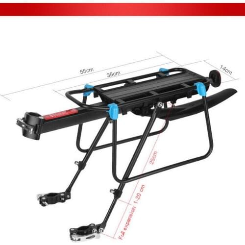 Free Shipping Bicycle Luggage Carrier Shelf Rear Rack Shelf Cycling Bag Stand Holder For Less Than 75KG Bike Accessories