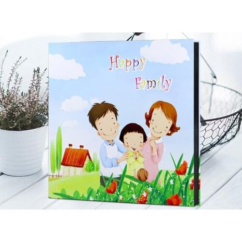 Big Capcity 18 inch Photo Album Baby Family Scrapbook Albums Beautiful Arts High Quality Handmade DIY Birthday Gift 19
