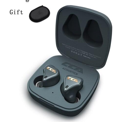 CCA CX4 TWS True Wireless Bluetooth Headset Earphone V5.0 1BA+1DD Hybrid HIFI Stereo Sport Headset Noise Cancelling ZSX S1 Z1 Z2