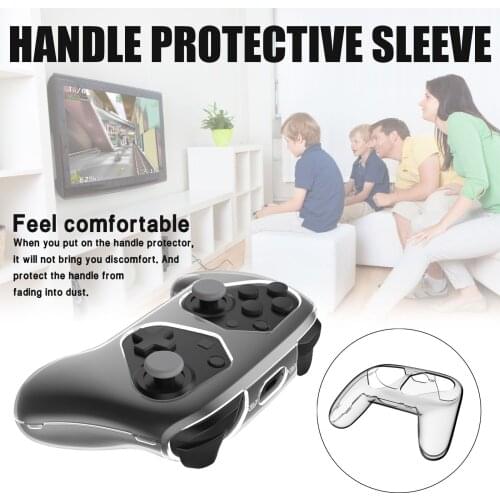 Ipega Skin Grip for Switch Pro Gamepad clear control cover shell Transparent Scratch-resistant Non-slip for Switch Pro cover new