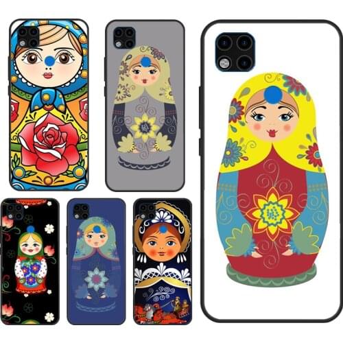 Russian Nesting Doll Case For Xiaomi Redmi Note 10 Redmi Note 9 Pro 7 8 Note 8T 9S K40 7A 8A 9A 9C 9T Cover