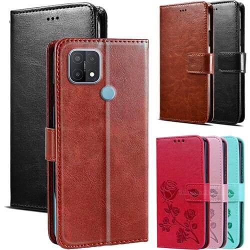 Cover For OPPO A15 CPH2185 Case Telefone Protector PU Leather Wallet Flip Case For OPPO A 15 Funda Stand Book Capa Shell Bag