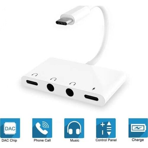 Type-C To USB AV Digital OTG Adapter Hub For Samsung Huawei Xiao MI One Plus