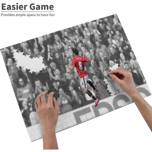 'S Juan Mata Jigsaw Puzzle ChildrenS Educational Toys Gift Adult Hobby Game Toy Juan Mata Spain Premier 8 Midfield Soccer