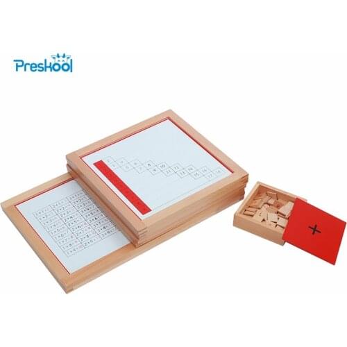 Montessori Kids Toy Baby Wood Addition Working Charts Learning Educational Preschool Training Brinquedos Juguets