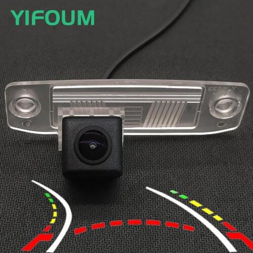 YIFOUM HD Dynamic Trajectory Tracks Car Rear View Backup Camera For Hyundai JM Accent Veracruz Tucson Elantra Sonata Terracan