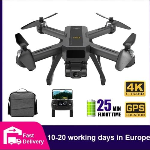 MJX B20 Drone 4K with HD Camera FPV 25min Flight Time Brushless Motor Follow Me SD Card GPS Drones RC Quadcopter for Adults