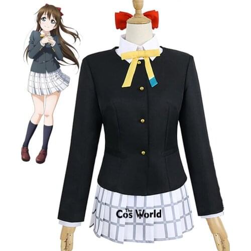 Love Live! Nijigasaki High School Idol Club Osaka Shizuku School Uniform Outfit Anime Customize Cosplay Costumes