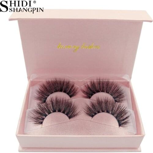 LANJINGLIN natural long false eyelashes full strip lashes makeup 3d mink lashes volume fake eye lashes soft mink eyelashes