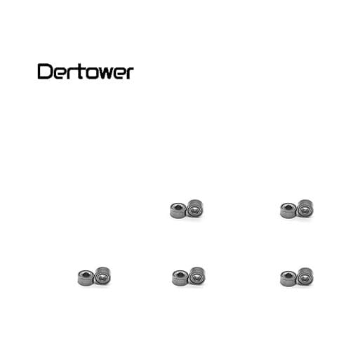 Low-speed Mini Deep Groove Ball 10pcs MR52 Z 2X5X2.5mm Bearings Miniature MR52ZZ MR52Z L-520ZZW52 2*5*2.5 mm Brand New