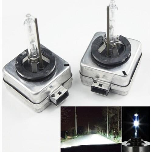 New Super Bright 2Pcs High Quality White 12V 35W 6000K Car Auto D1S Waterproof Secure Front Light Headlight HID Bulb#82313