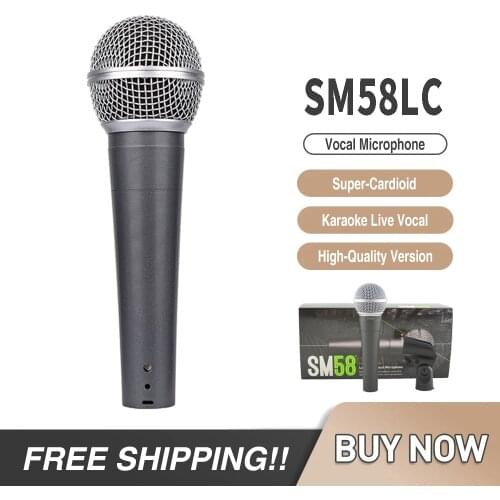 Professional SM58LC Microphone Dynamic Wired Microphone SM58SK Legendary Handheld Mic SM57 For Studio Stage Karaoke