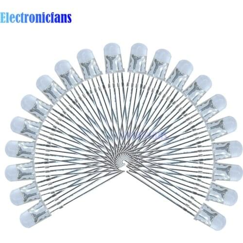 50Pcs Multicolor 4pin 5mm RGB Led Diode Light Lamp Tricolor Round Common Anode LED 5 mm Light Emitting Diode