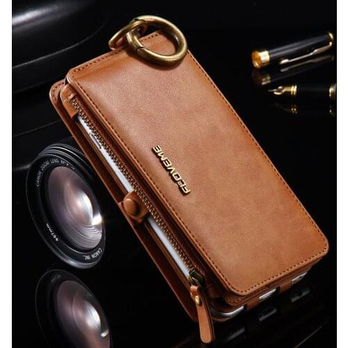 Luxury Retro Vintage Classic Genuine PU Leather Wallet Case Credit Card Purse Cover For iPhone X XS MAX XR 8 7 6 6S Plus