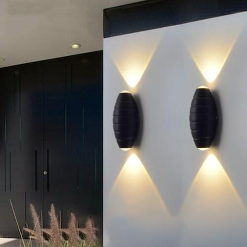 Outdoor Wall Lamp Waterproof Modern Minimalist Creative Stair Lamp Hotel Led Aisle Balcony Porch Lamps