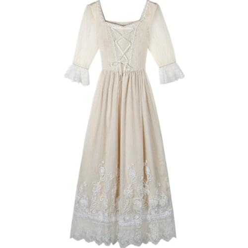 High Waist Elegant Long Party Dresses Woman 2021 Hollow Out Criss Cross Lantern Sleeves Beach Dress