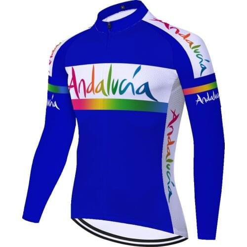 Andalucia Summer Spirng Retro Camisa Masculina Jerseys Cyclisme Homme Maillot Ciclismo Masculino Mallots Ciclismo Hombre