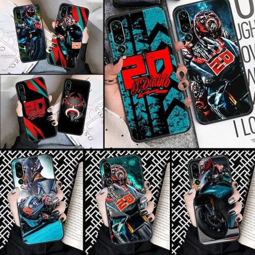 Moto NO.20 Fabio Quartararo Phone case For Huawei P Mate P10 P20 P30 P40 10 20 Smart Z Pro Lite 2019 black fashion cell cover