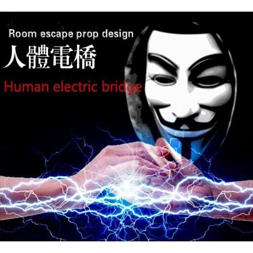 Takagism Game Tools Up to 20 people hand to touch the switch body bridge props Room Escape Chamber props with sound