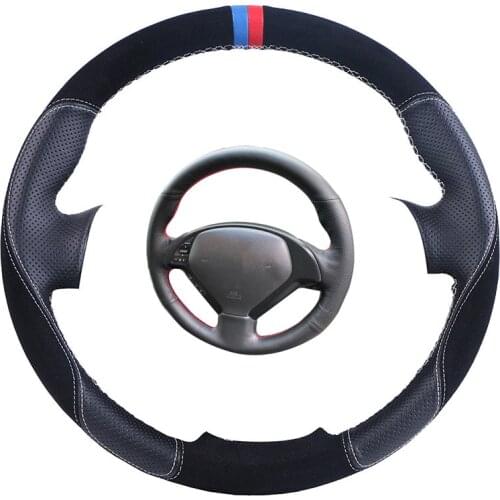 Custom Car Steering Wheel Cover For Infiniti G37 G35 EX35 EX25 EX37 Q60 QX50 Q40 IPL G Accessories Suede Leather Steering Braid