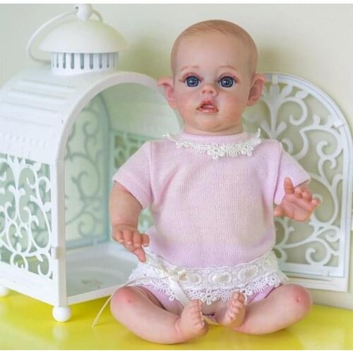 High Quality Collectible Art Cute Fairy Dolls 12 Inch Baby Rebirth Doll Mini Reborn Kit Birthday Finished Ear Por T3J7