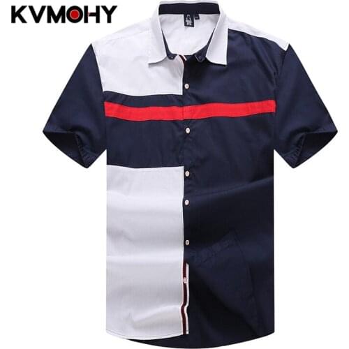 Мужские хлопковые рубашки KVMOHY China At AliExpress