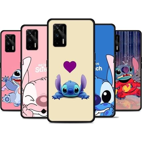 Cute Lilo Stitch For Realme 8 GT Neo Flash Edition Explorer Master Q3 Pro Narzo30 C21 C11 C20A C21Y Phone Case