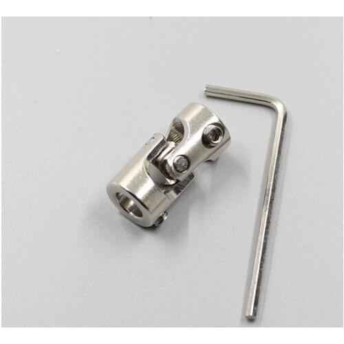NEW 4 to 4mm Metal Stainless Steel Universal Joint Fit Shaft Coupling Coupler Connector Tool For DIY Boat R/C Model Parts Hobby