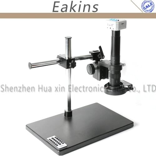 Full Set 20MP 1080P HDMI USB Industry Video Microscope Camera Free Rotation Adjustment Angle For Professiona Repair Phone PCB