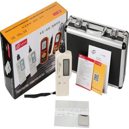 Professional LCD Film/Coating Thickness Gauge Digital Paint Thickness On Magnetic Iron Conductor 0 to 1800um Width Measure Tool