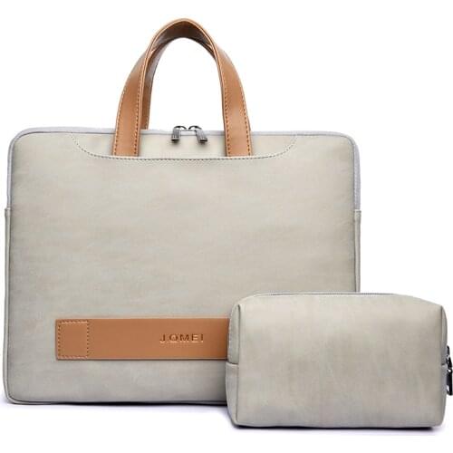 Laptop Bag, Portable Briefcase, Frosted PU, Gift bag Man and Women