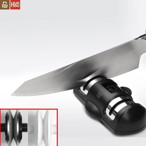 Youpin HUOHOU HU0045 Sharpen Stone Double Wheel Whetstone Sharpeners K-nife Sharpening Tool Grindstone Kitchen Tools