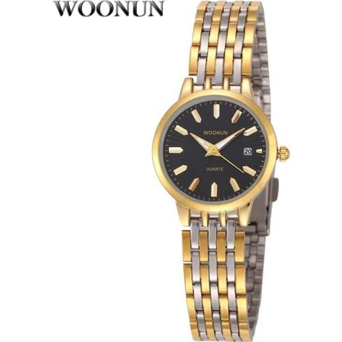 Woonun Ladies Gold Watch