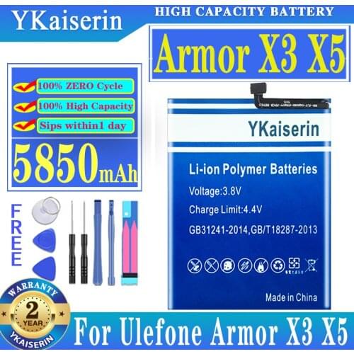 YKaiserin Ulefone Armor Phone Batteries