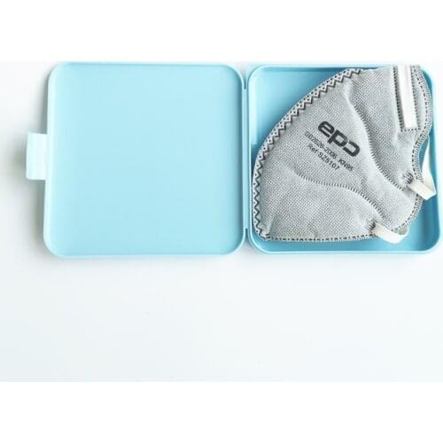 1pc Creative Mask Case Dust Proof Mask Container Storage Box Portable Anti Pollution Plastic Temporary Mask Holder Organizer Box